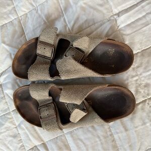 Birkenstock Sandals in Taupe and Brown